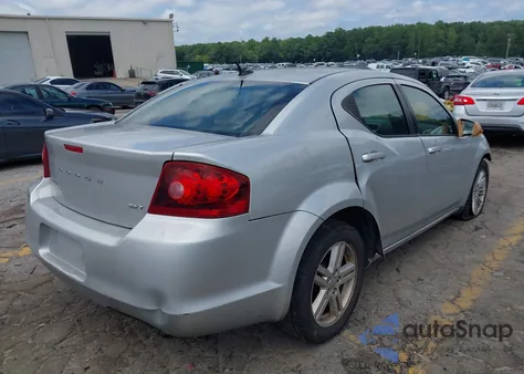 2012 Dodge Avenger Sxt z USA, uszkodzony, nr VIN 1C3CDZCB5CN196435